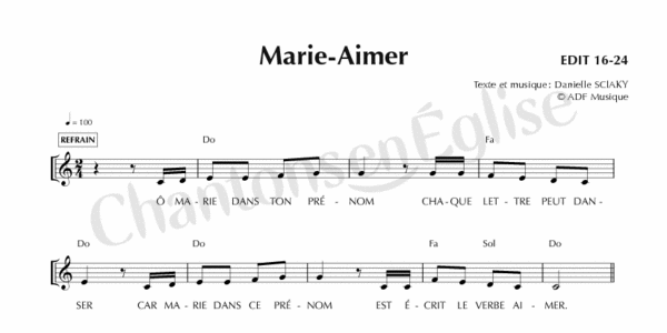 Marie-Aimer (EDIT16-24)