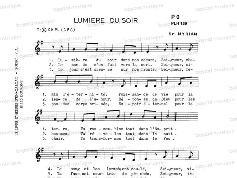Chantons en Eglise - Lumière du soir