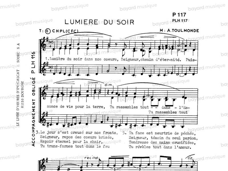 Chantons en Eglise - Lumière du soir