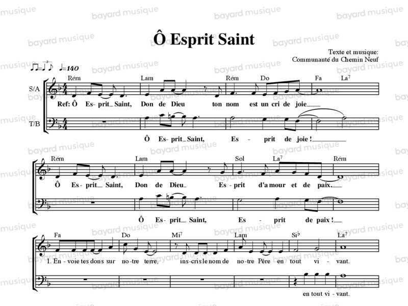 Chantons en Eglise - O Esprit Saint